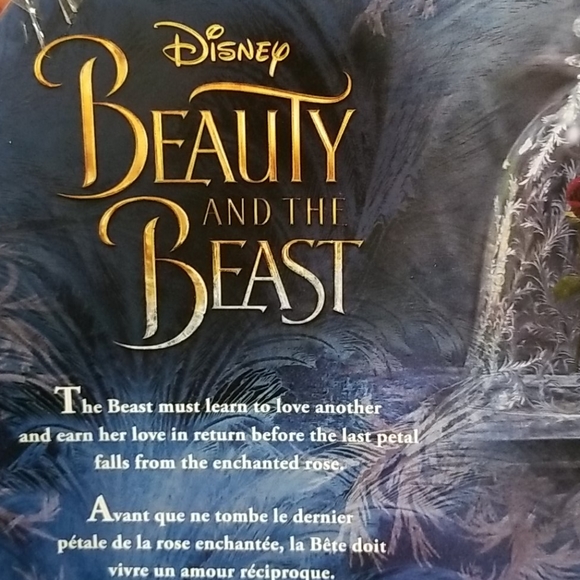 Nwt! Disney beauty & the beast enchanted rose scen - Picture 4 of 4